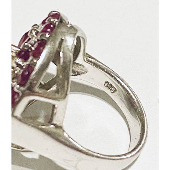 Natural gemstones with Opal Center Ring - Picture 4 of 8